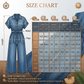 Weiter Jeans-Jumpsuit mit Kragen – lässig, bequem & zeitlos