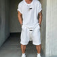 Herren Freizeit-Set – T-Shirt & Shorts – lässig & bequem👕🩳