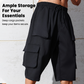 Herren Cargo-Caprihose – lässige Freizeitshorts mit Taschen – bequem, luftig & vielseitig – ideal für Sommer & Outdoor