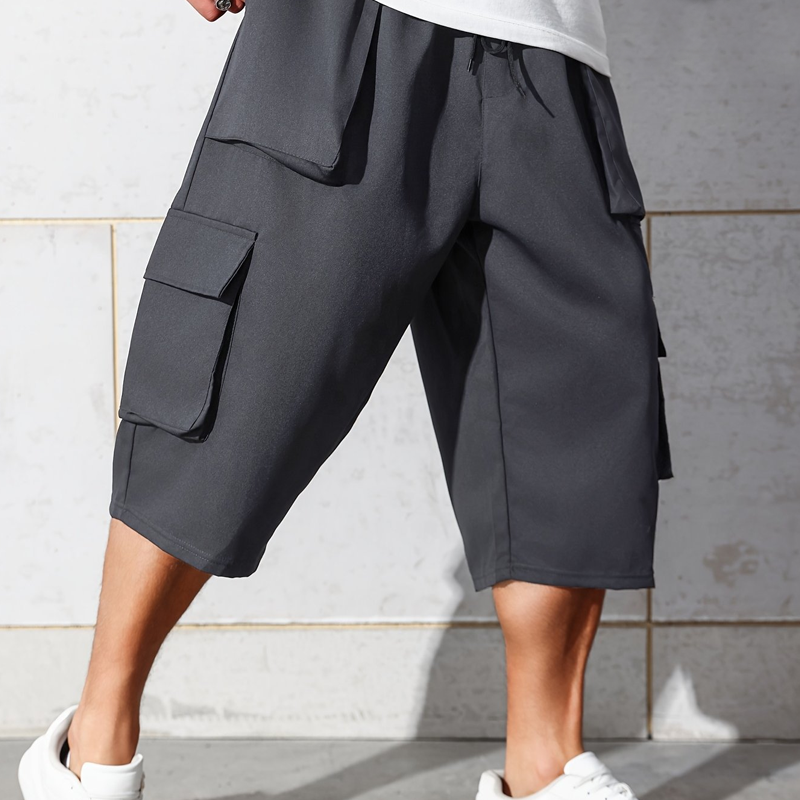 Herren Cargo-Caprihose – lässige Freizeitshorts mit Taschen – bequem, luftig & vielseitig – ideal für Sommer & Outdoor