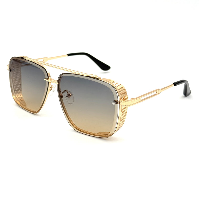 Steampunk-Sonnenbrille mit eckigem Rahmen – stylisch, auffällig & UV-schützend – ideal für Festival, Party & Alltag🕶️✨