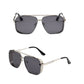 Steampunk-Sonnenbrille mit eckigem Rahmen – stylisch, auffällig & UV-schützend – ideal für Festival, Party & Alltag🕶️✨