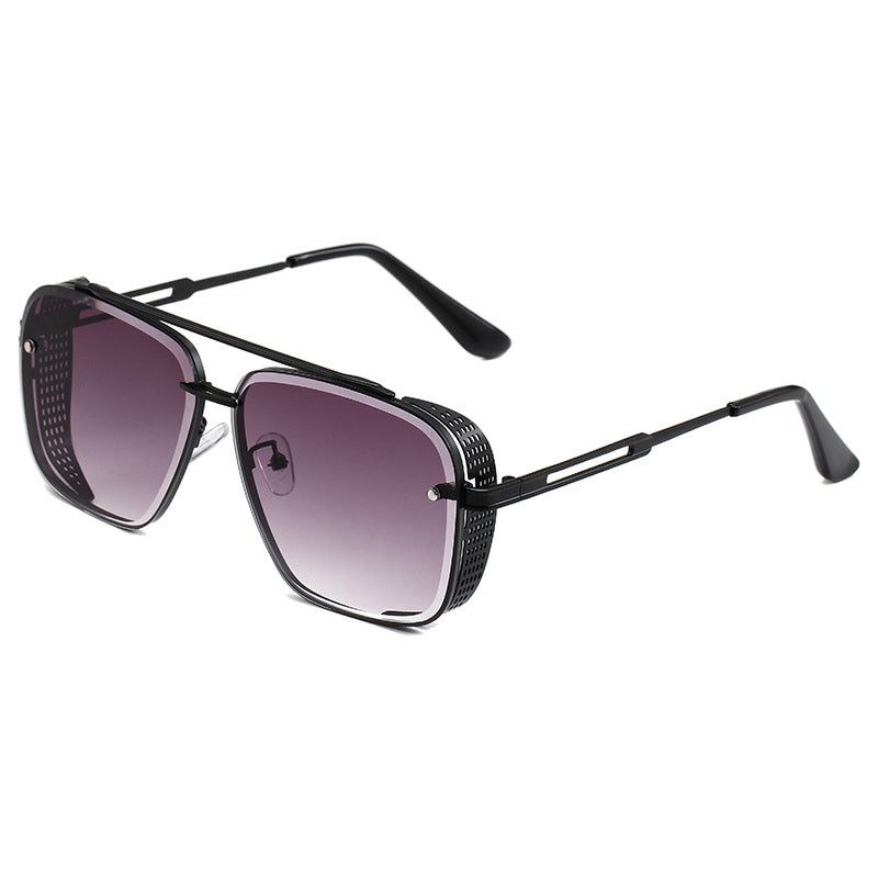 Steampunk-Sonnenbrille mit eckigem Rahmen – stylisch, auffällig & UV-schützend – ideal für Festival, Party & Alltag🕶️✨