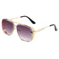 Steampunk-Sonnenbrille mit eckigem Rahmen – stylisch, auffällig & UV-schützend – ideal für Festival, Party & Alltag🕶️✨