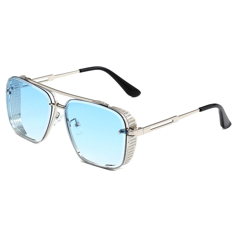Steampunk-Sonnenbrille mit eckigem Rahmen – stylisch, auffällig & UV-schützend – ideal für Festival, Party & Alltag🕶️✨