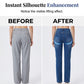 High-Waist Straight-Jeans für Damen – klassisch, bequem & zeitlos
