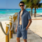 Leichtes Herren-Freizeit-Set – lässig & sommerlich