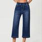 Weite Damen-Crop-Jeans – mit Gummibund – bequem & modisch