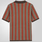 Herren Kurzarm-Shirt mit Fischgrätmuster – aus feinem Strick, bequem & atmungsaktiv – ideal für Freizeit & leichte Sommerkleidung