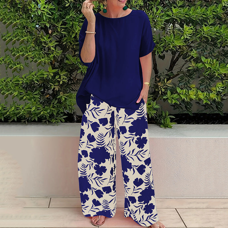 👚 2-teiliges Sommer-Set mit bedrucktem Kurzarm-Oberteil & Shorts – leicht, luftig & vielseitig für Alltag, Strand & Freizeit 🌸☀️