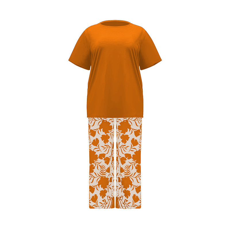 👚 2-teiliges Sommer-Set mit bedrucktem Kurzarm-Oberteil & Shorts – leicht, luftig & vielseitig für Alltag, Strand & Freizeit 🌸☀️