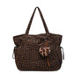 Canvas-Schultertasche mit Leoprint – lässig & robust – perfekt für den Alltag