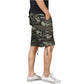 Men's Cotton Blend Camouflage Cargo Shorts