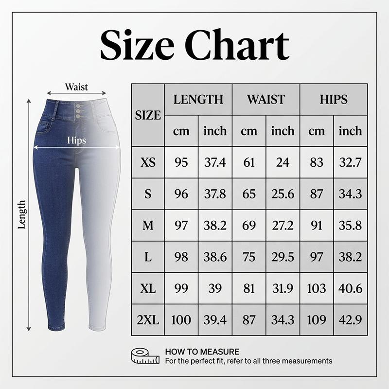 Damen High-Waist Skinny Jeans mit Stretchanteil – figurbetont, bequem & vielseitig – ideal für Alltag & Freizeit