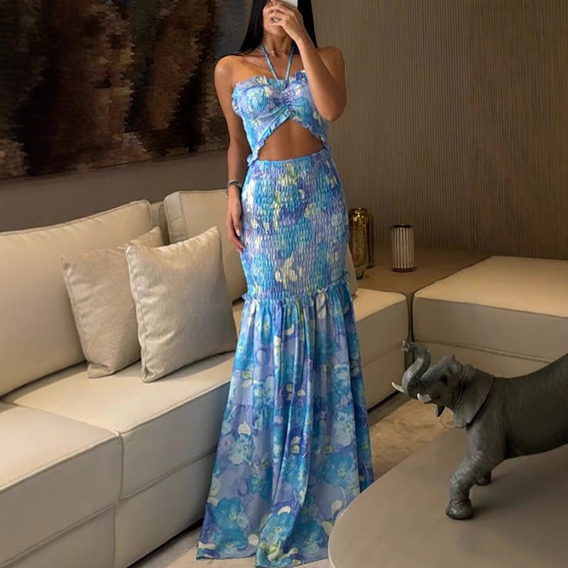 Cut-Out-Kleid mit Blumenprint – sexy, bequem & perfekt für den Urlaub