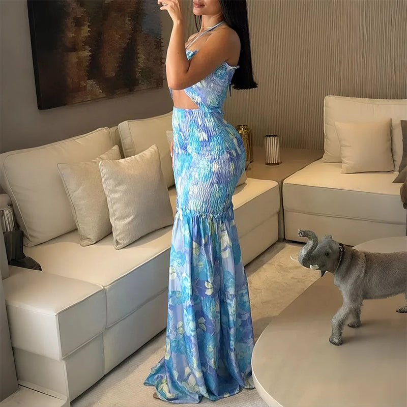 Cut-Out-Kleid mit Blumenprint – sexy, bequem & perfekt für den Urlaub
