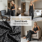 Damen Set – Neckholder-Top & weite Hose im Leopardenmuster – luftig, bequem & vielseitig