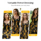🔥 2026 NEUHEIT 🥳💞 50.000+ VERKAUFT! 🌻 Damenkleid mit Puffärmeln & Trend-Print – jetzt HALBPREIS sichern ✨