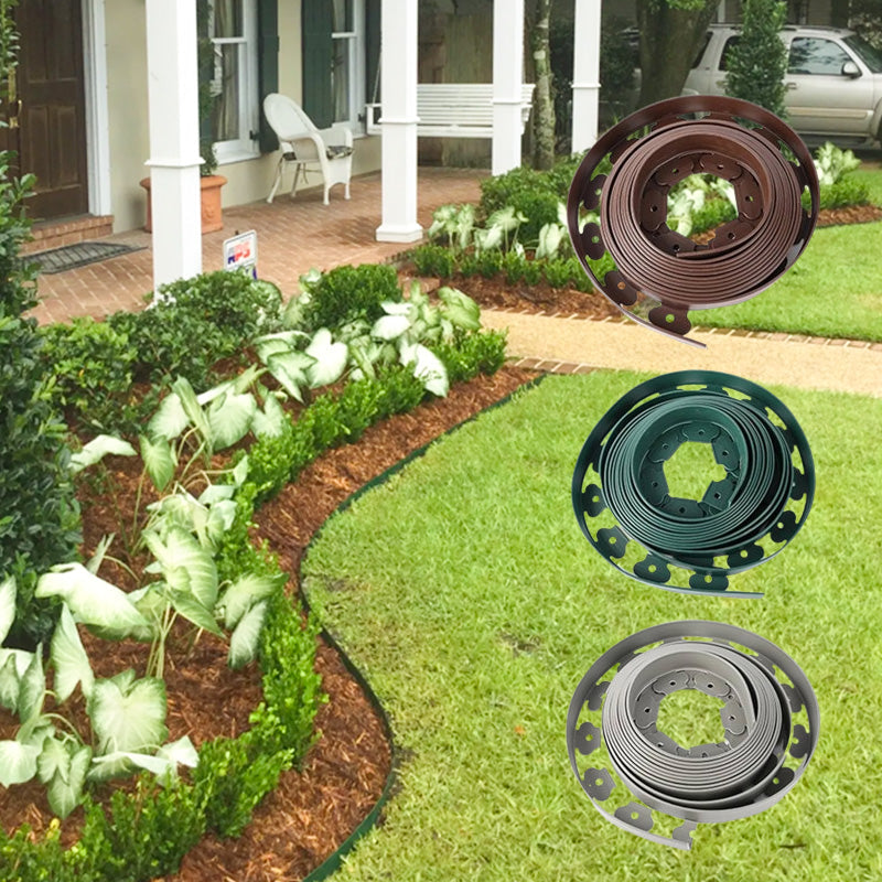 🔥 50% RABATT! 🌿 Schwarze Rasenkante – Flexible Beetbegrenzung für Garten, Rasen & Wege | Robust, Wetterfest & Einfach zu Installieren 🏡