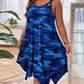 👗 50% RABATT! 🌿 Damen ärmelloses Kleid mit asymmetrischem Saum im Camouflage-Look – Locker, frech & perfekt für einen lässigen Streetwear-Look ✨