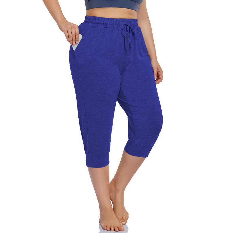 👖Lässige Caprihose für Damen mit Taschen – bequem, atmungsaktiv & perfekt für Frühling & Sommer🌞👜