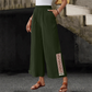 Damen weite Hose mit Gummibund & Fransendetails – bequem, luftig & feminin – ideal für Sommer, Strand & Freizeit👖🌊
