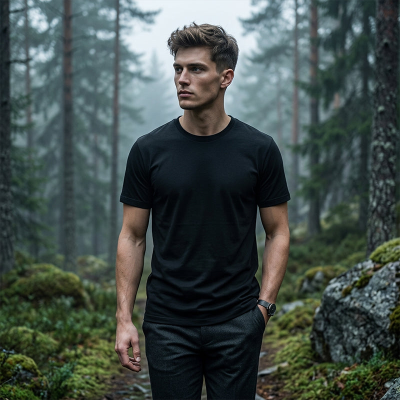 Herren Classic T-Shirt mit Rundhalsausschnitt – bequem, atmungsaktiv & vielseitig