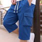 ⌛ Nur noch 1 Woche – 50 % auf alles + kostenloser Versand! ⏰Herren Cargo-Capri-Shorts mit Kordelzug – bequem, vielseitig & strapazierfähig