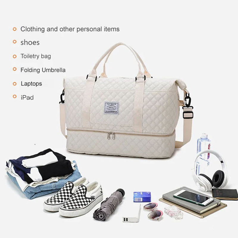 🌞 Sommerneuheiten – Jetzt bis zu 50% sparen! 💰Großes Reisetaschen-Set mit Trennfach für Nasses & Trockenes – praktisch, geräumig & vielseitig – ideal für Reisen, Sport & Wochenendausflüge✈️🏋️‍♂️