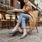 🌞NEU: Sommerkollektion mit bis zu 50% Rabatt 🛍️Damen Leopardenmuster-Schuhe – spitz zulaufend, flacher Absatz