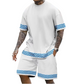 🌞 Sommerneuheiten – Jetzt bis zu 50% sparen! 💰2-teiliges Set für Herren – Kurzarm Shirt & Shorts ✨ Atmungsaktiv & Lockerer Schnitt
