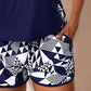 🌞 Sommerneuheiten – Jetzt bis zu 50% sparen! 💰Maillot de bain deux pièces imprimé – Shorty et haut assortis
