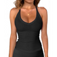 📢📢 50 % RABATT !! ⏰ Damen-Ribbed-V-Ausschnitt-Tanktop