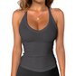 📢📢 50 % RABATT !! ⏰ Damen-Ribbed-V-Ausschnitt-Tanktop