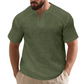 ✨🩳 Einfarbiges Kurzarm-T-Shirt für Herren 👔