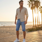 ⏰ 50 % RABATT – Nur für kurze Zeit ✨👖 Leichte Denim-Shorts für Herren – lockerer 5/7-Schnitt, atmungsaktiv & vielseitig für den Sommer ☀️