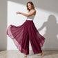 Damen Chiffon-Hose mit weitem Bein – Asymmetrisch & Elegant ✨ Für Alltag & Urlaub