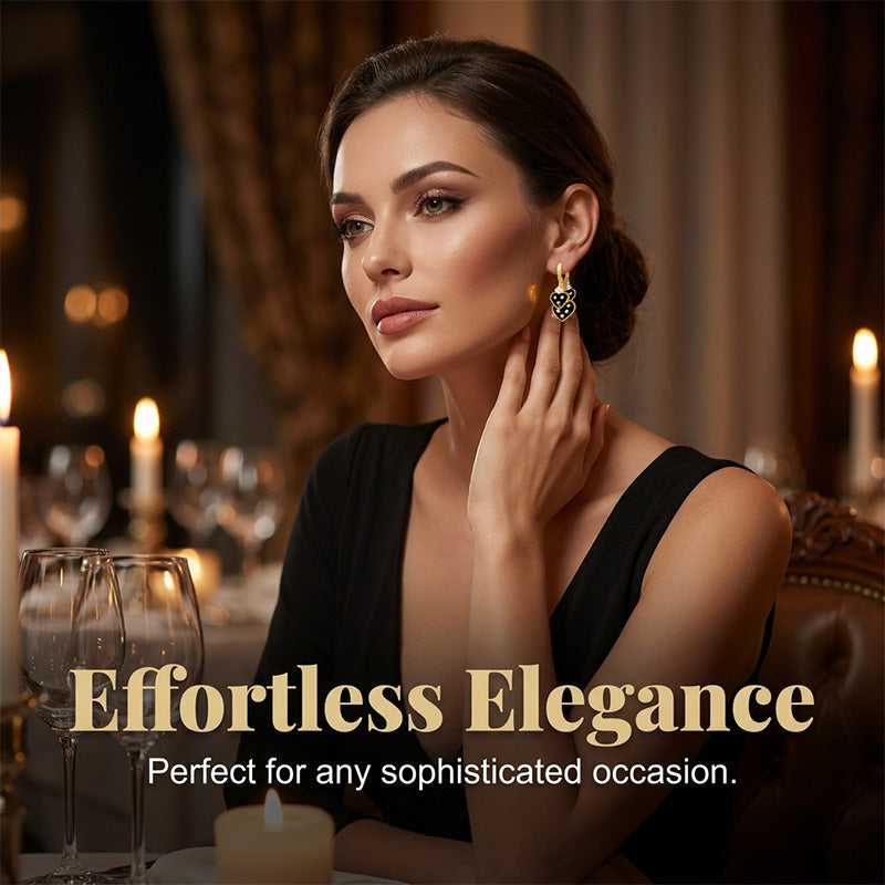 ⏰ 30 % RABATT – Nur für kurze Zeit ✨ Elegante herzförmige Hänger-Paillettenohrringe