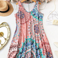 ⏰ 50 % RABATT – Nur für kurze Zeit ✨Lockeres, ärmelloses Sommerkleid im A-Linien-Schnitt mit Print
