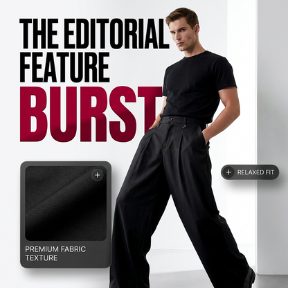 ⏰Limitiert 50% Rabatt！！👖Klassische Herren-Anzughose✨weites Bein bequem elegant
