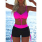 📢📢Letzter Tag – 50 % Rabatt!! ⏰Damen Bikini Set – Kordel-Top & Boyshorts, Verschiedene Designs🩱 Für Strand & Pool