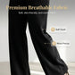 ⏰ 50 % RABATT – Nur für kurze Zeit ✨Damen High-Waist Hose mit weitem Bein 🌿 Locker, Elegant & Alltagstauglich