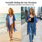 ⏰ 40 % RABATT – Nur für kurze Zeit ✨Damen Strick-Cardigan mit offener Front 🌿 Leicht & Ideal für Alltag und Sommerabende