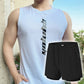⏰ 50 % RABATT – Nur für kurze Zeit ✨Herren Sport-Set für den Sommer 🏃 Schnell trocknendes Tanktop & Lockere Shorts