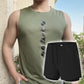 ⏰ 50 % RABATT – Nur für kurze Zeit ✨Herren Sport-Set für den Sommer 🏃 Schnell trocknendes Tanktop & Lockere Shorts
