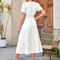 ☀️ Sommerliches Damen-Maxikleid mit V-Ausschnitt – Lässig, luftig & in vielen Farben erhältlich!