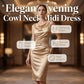 ⏰ 40 % RABATT – Nur für kurze Zeit ✨Elegantes Damen Midikleid 💃 Perfekt für Abendessen, Hochzeiten & Partys