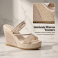 ⏰ 50 % RABATT – Nur für kurze Zeit ✨Damen Keilsandaletten mit Absatz 👡 Bequem, Elegant & Sommerlich Leicht