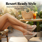 ⏰ 50 % RABATT – Nur für kurze Zeit ✨Damen Keilsandaletten mit Absatz 👡 Bequem, Elegant & Sommerlich Leicht