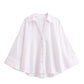 ⏰ 50 % RABATT – Nur für kurze Zeit ✨👚 Elegante Damenbluse aus Leinenmischung – Lockerer Schnitt mit weiten Ärmeln